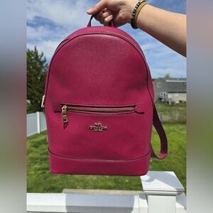 COACH Plum Backpack